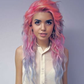 14 Sweet Cotton Candy Hair Ideas  Dyed hair Hair color blue Ombre hair  color